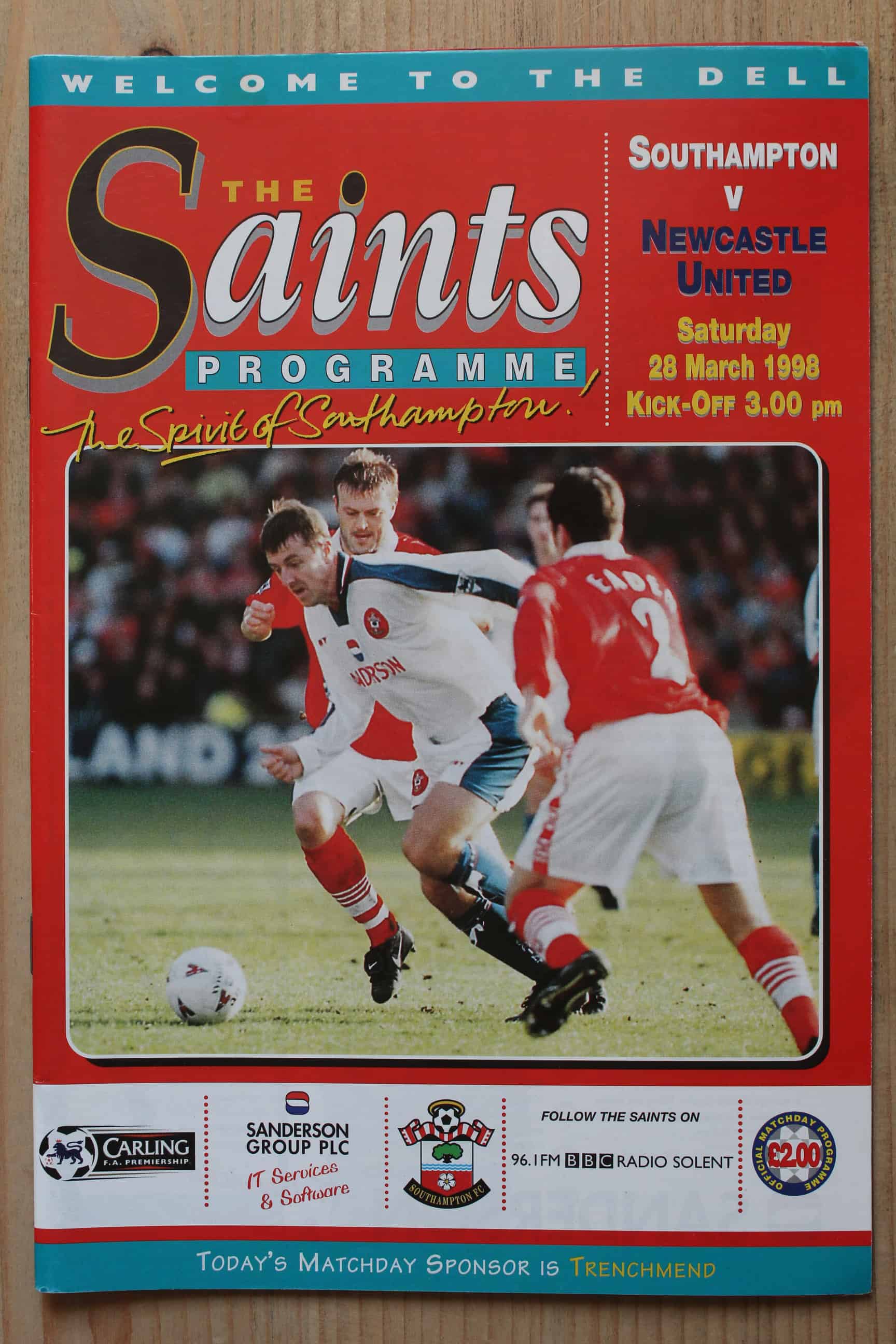Southampton FC v Newcastle United FC